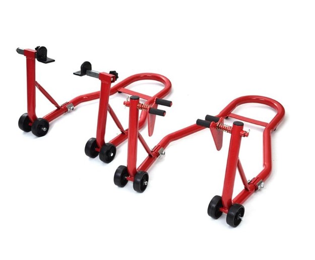 Motorcycle parking bracket