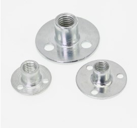 Round base climbing nut